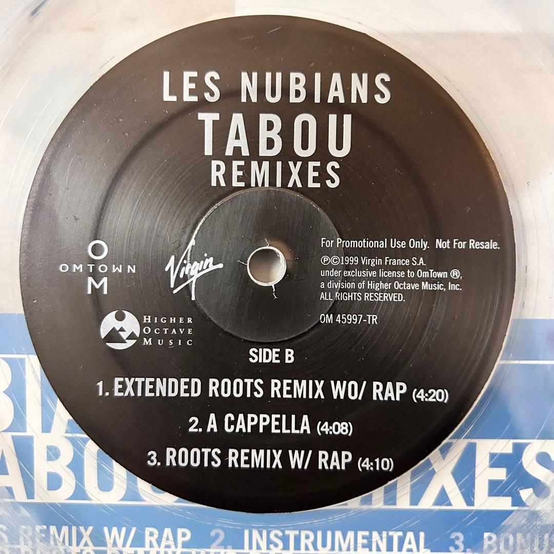 【USED】Les Nubians TABOU REMIXレコード　クリア盤
