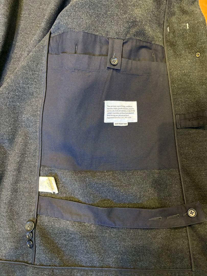Engineered Garments ダッフルコート XS グレー