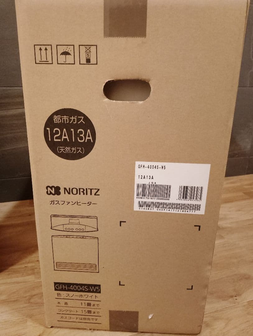 NORITZ ガスファンヒーター GFH-4004S-W5