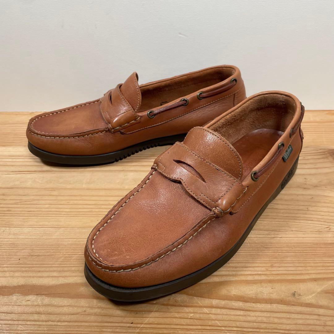 【美品】パラブーツ　ビームス　ローファー　デッキシューズ　ブラウン　UK7