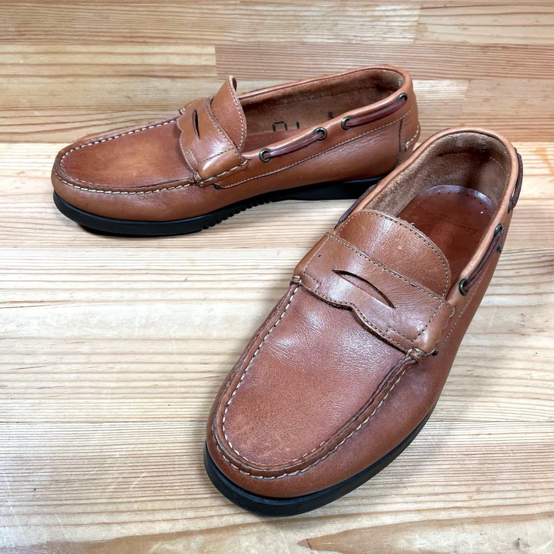 【美品】パラブーツ　ビームス　ローファー　デッキシューズ　ブラウン　UK7