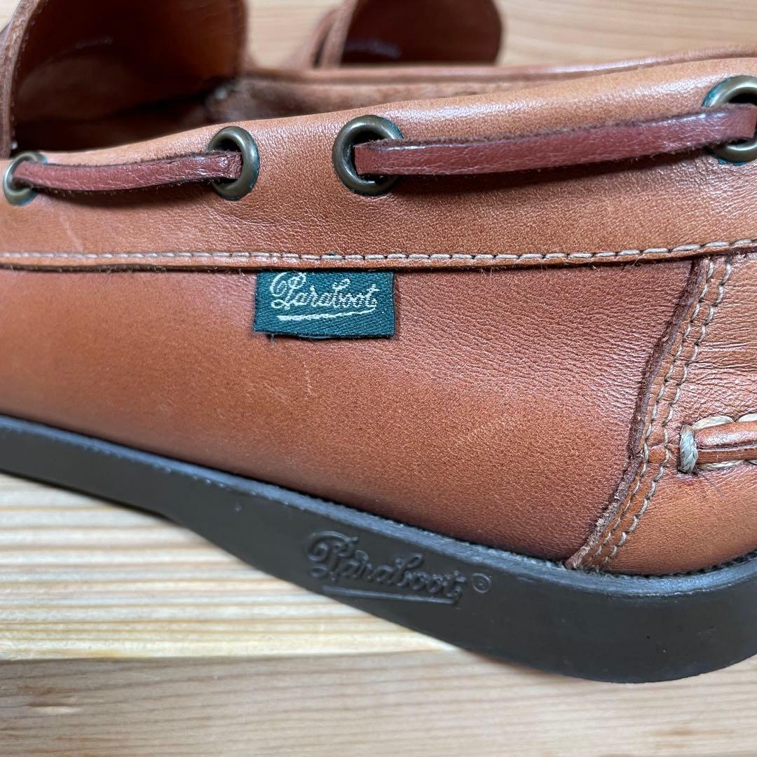 【美品】パラブーツ　ビームス　ローファー　デッキシューズ　ブラウン　UK7