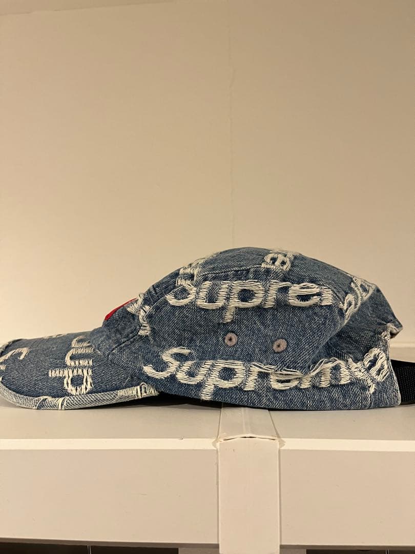 Supreme デニムロゴキャップ