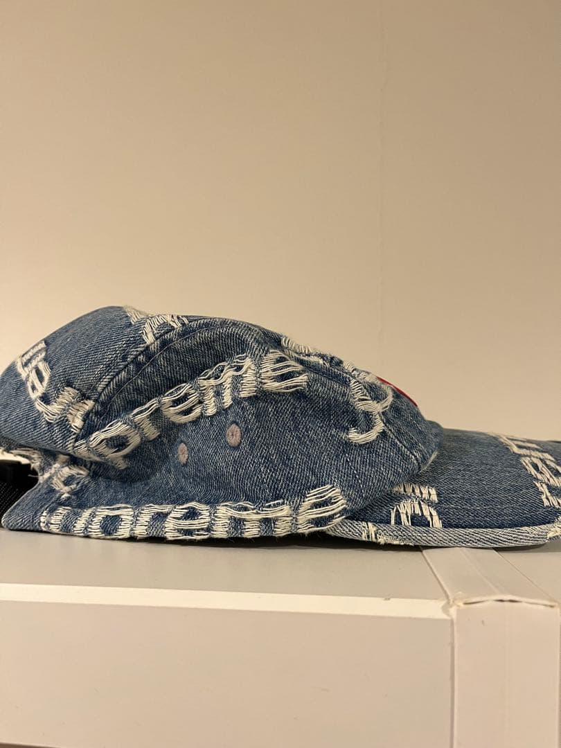 Supreme デニムロゴキャップ