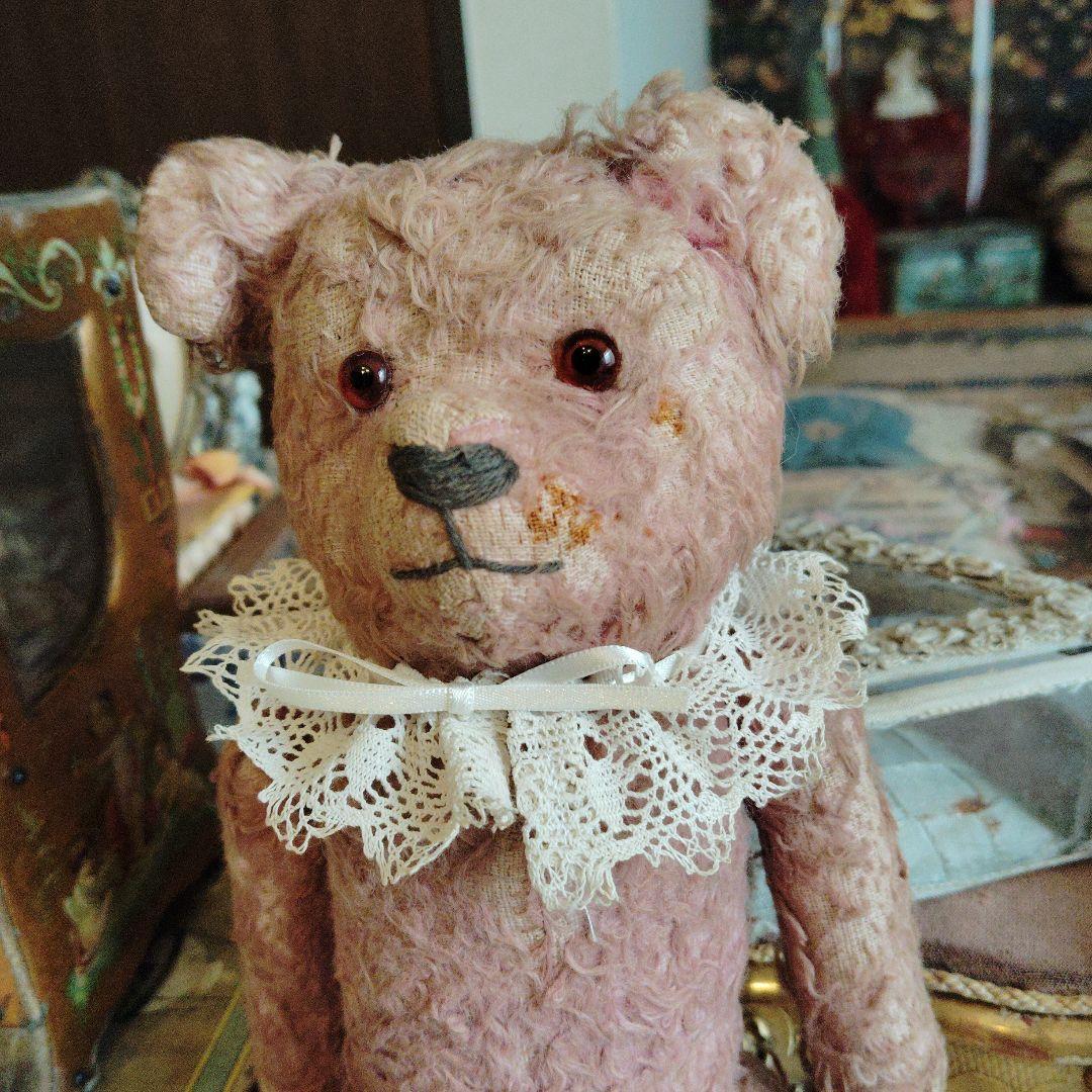 フランスアンティーク♡ピンクのベアさん♡くまさん