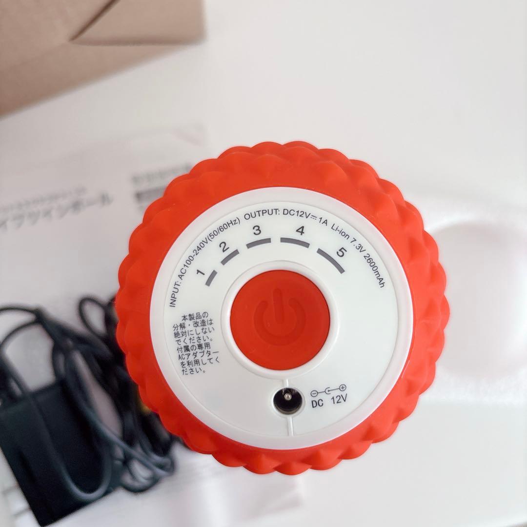 【美品】フィットネスクラブがつくった　シェイプツインボール RED