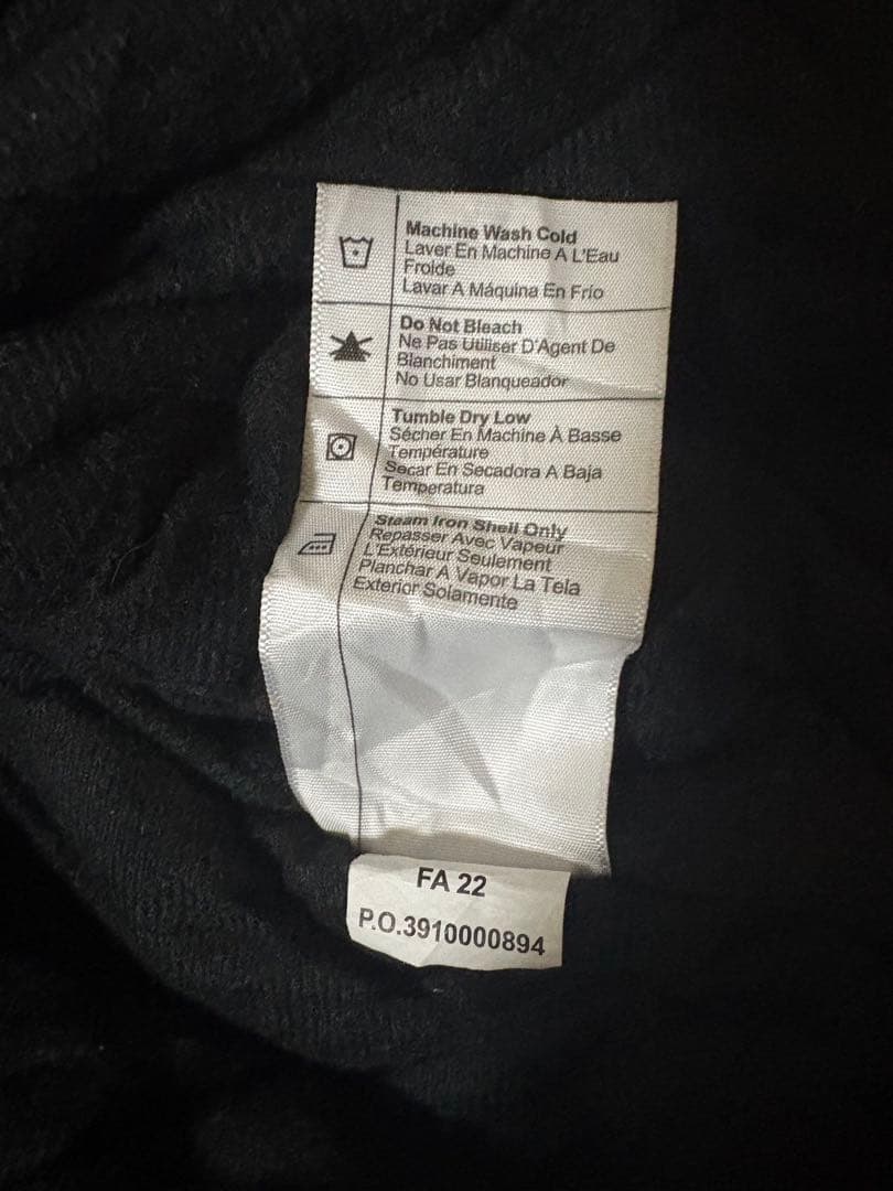 美品 Carhartt アクティブジャケット 黒 2XL 企業ロゴ