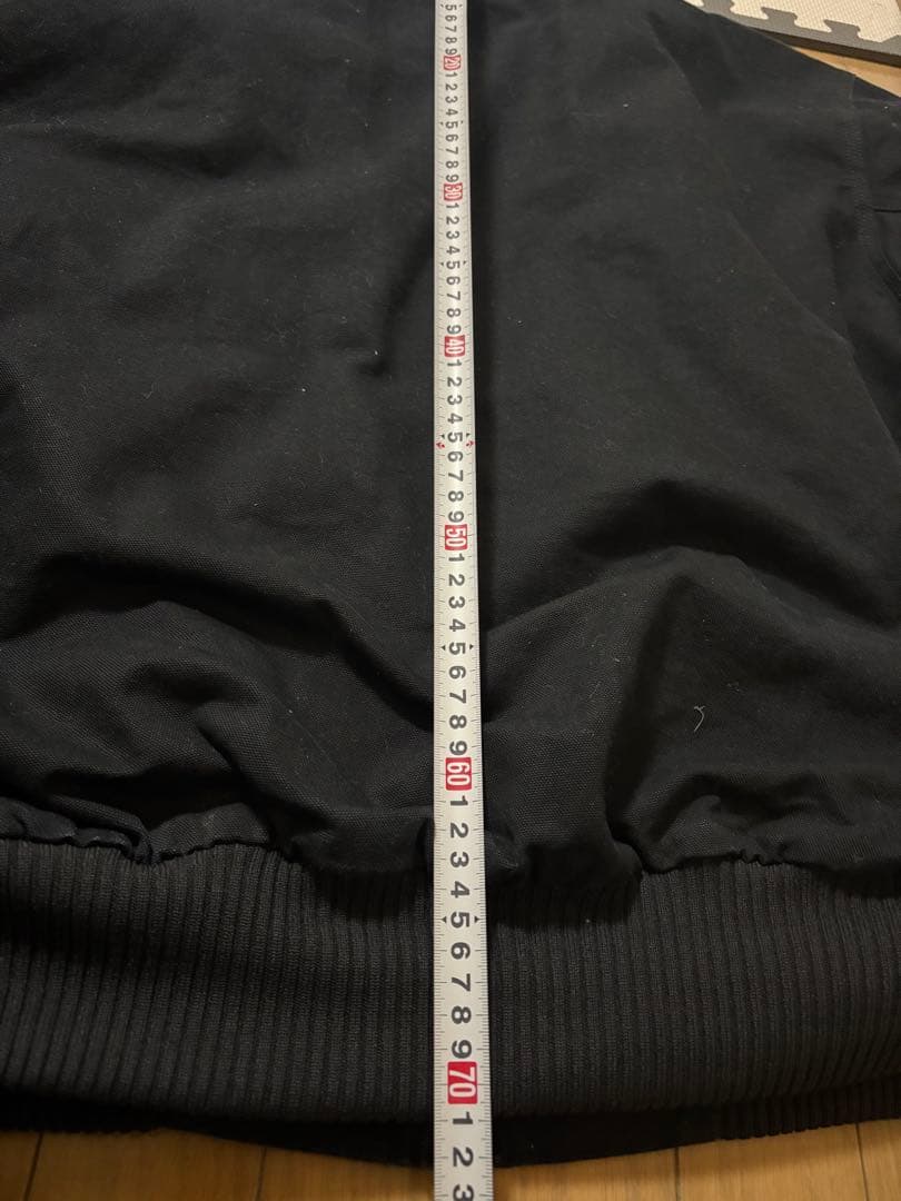 美品 Carhartt アクティブジャケット 黒 2XL 企業ロゴ
