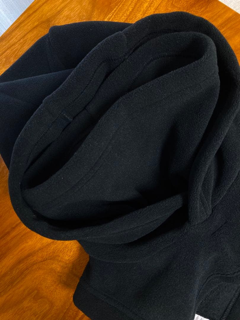 【美品】nagonstans ナゴンスタンス　ハイネックフードパーツ　ブラック