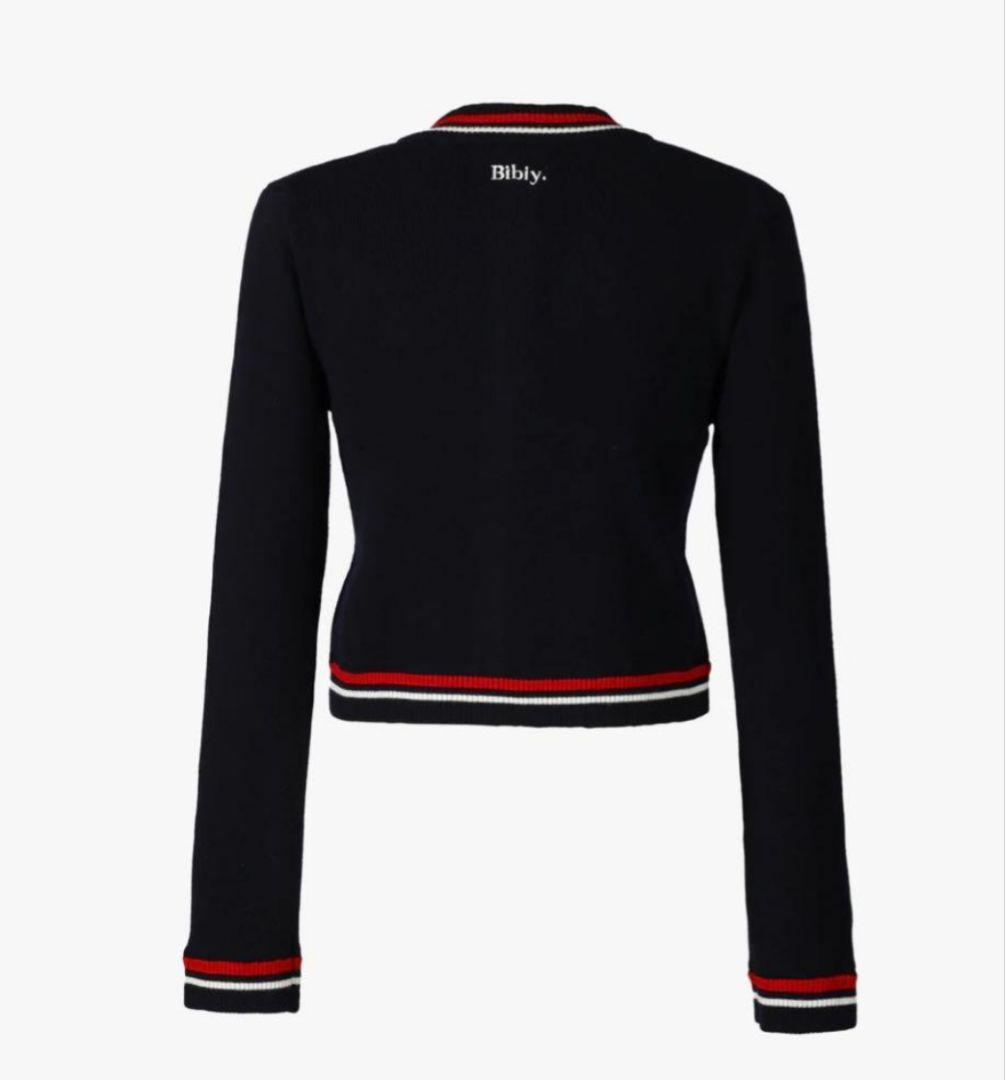 【bibiy】B. BOAT CLUE CARDIGAN ネイビー