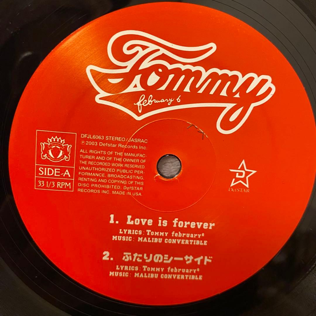 美品February6レコードLove is forever12インチ