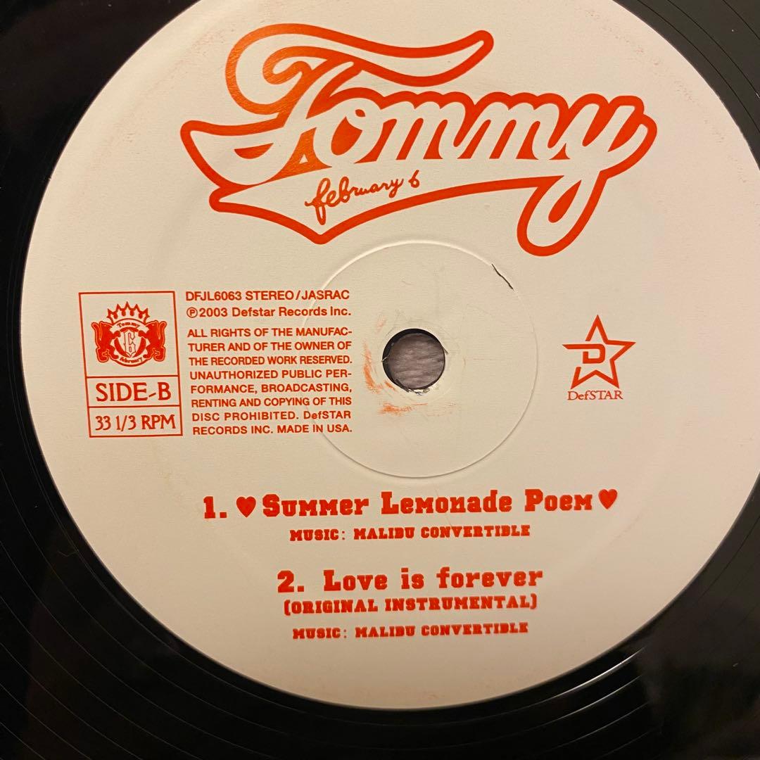 美品February6レコードLove is forever12インチ