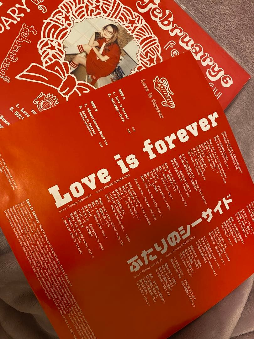 美品February6レコードLove is forever12インチ