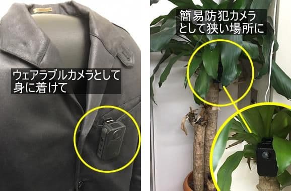 GUMSHOT-7 ウェアラブル防犯カメラ　サンメカトロニクス
