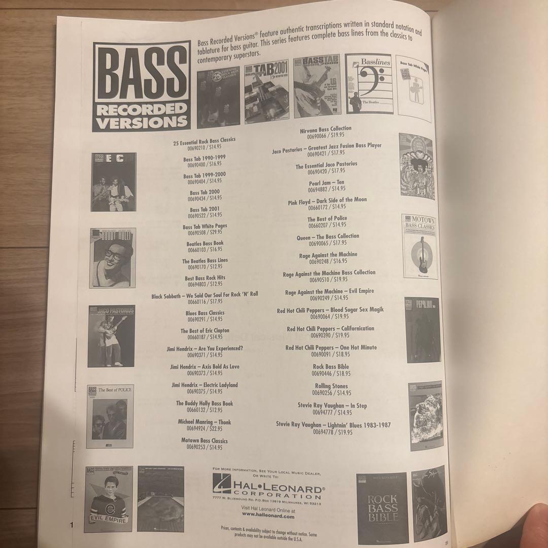 The Essential Jaco Pastorius ベース譜 TAB付