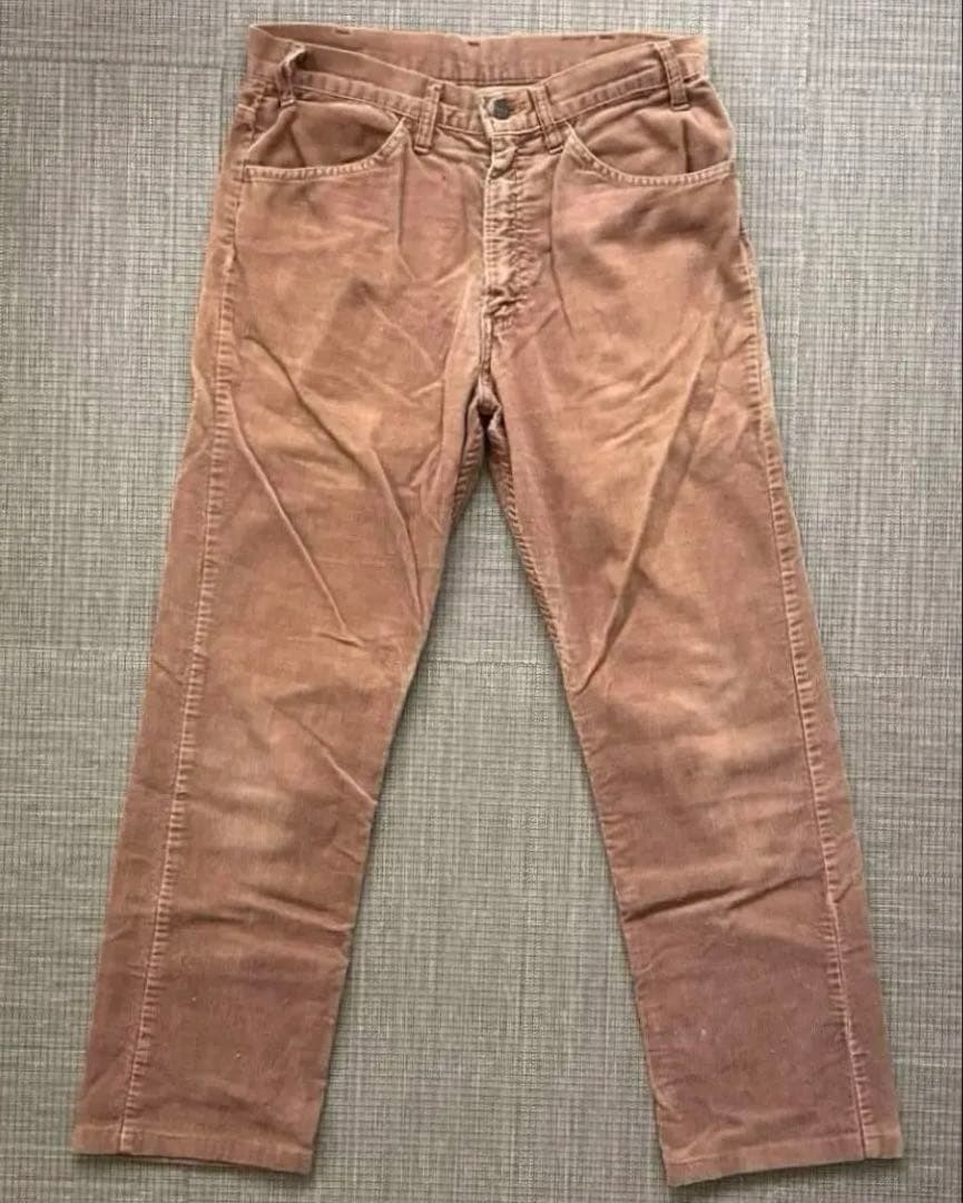 ★80s USA製Levi'sリーバイス519コーデュロイパンツW31