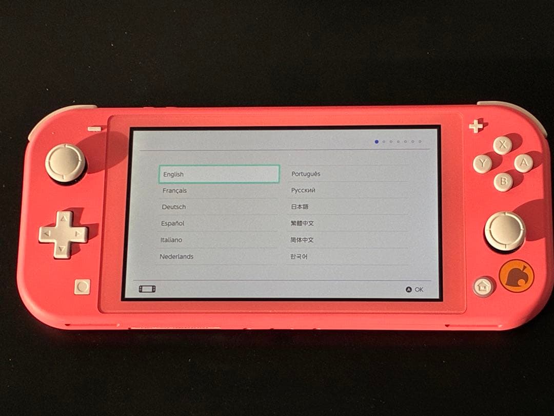 Nintendo Switch lite あつまれどうぶつの森 しずえアロハ柄