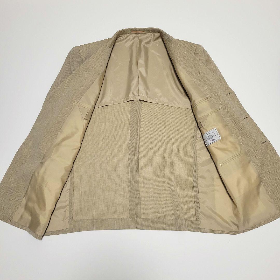 【ビッグサイズ】リネン混ジャケット ベージュ XL DoBe 古着