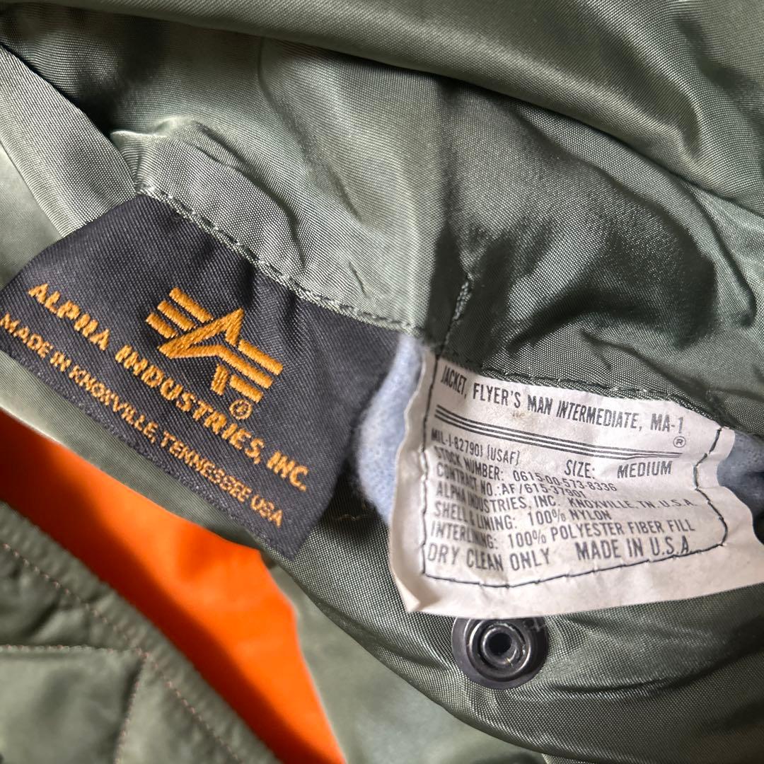 ジャケット・アウター Alpha made in usa ma-1 80s
