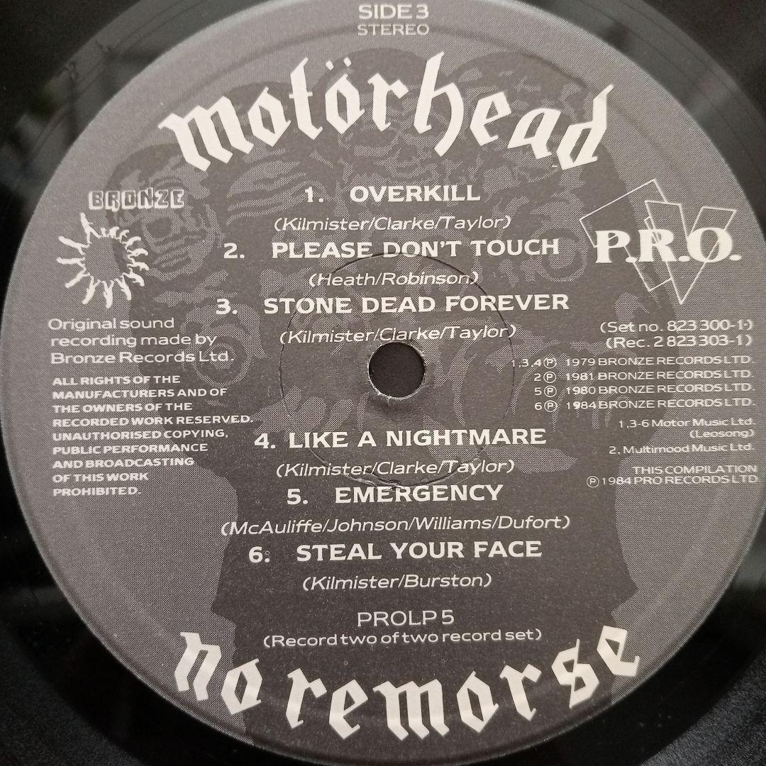 【Leather Sleeve】 Motörhead / No Remorse