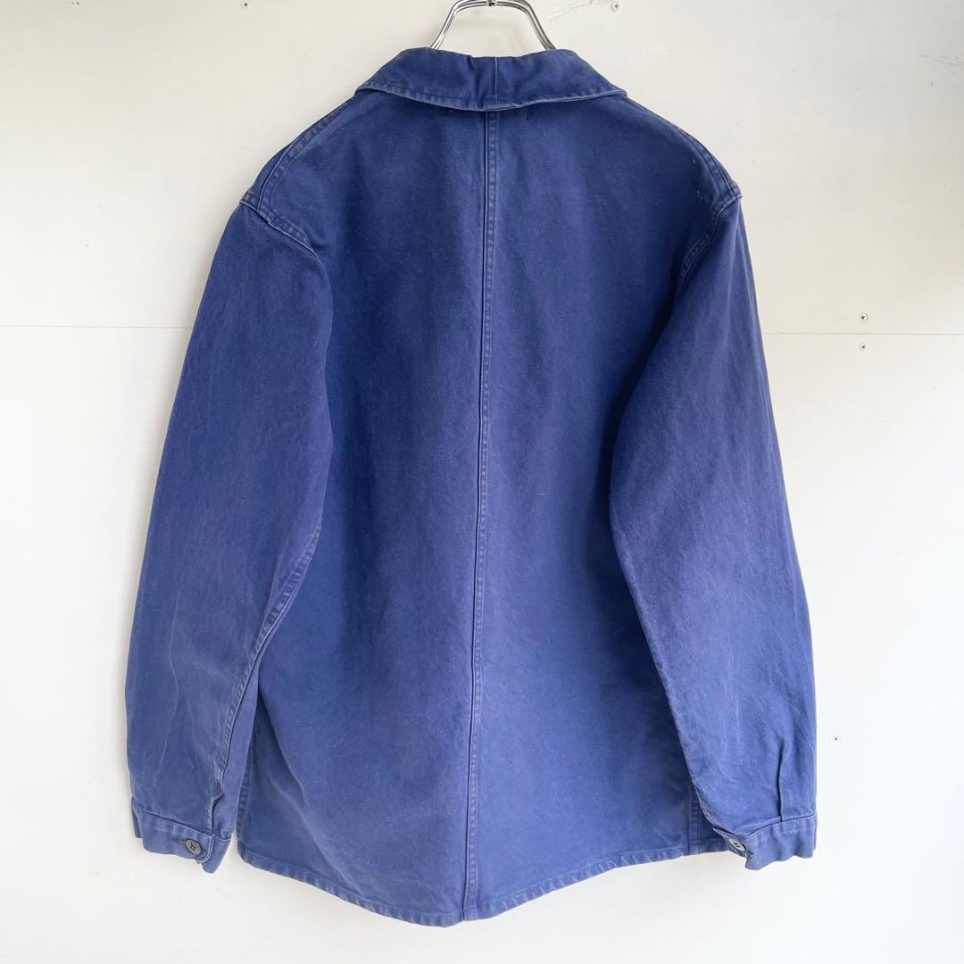 70s フレンチ カバーオール ヴィンテージ ユーロ ワークジャケット 古着