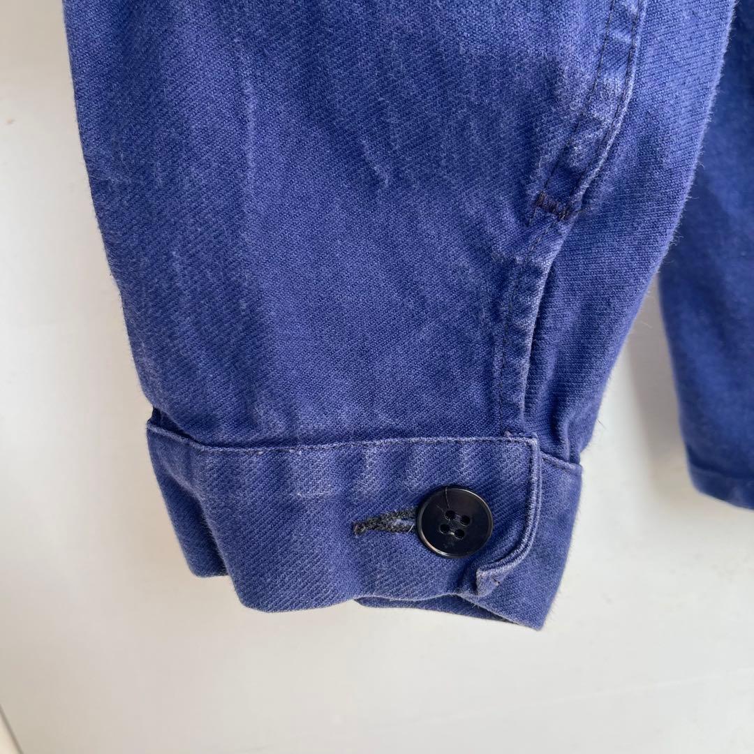 70s フレンチ カバーオール ヴィンテージ ユーロ ワークジャケット 古着