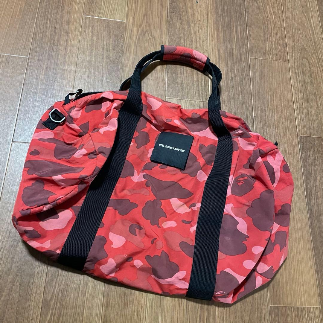 A BATHING APE MEDIUM PACK ボストンバッグ