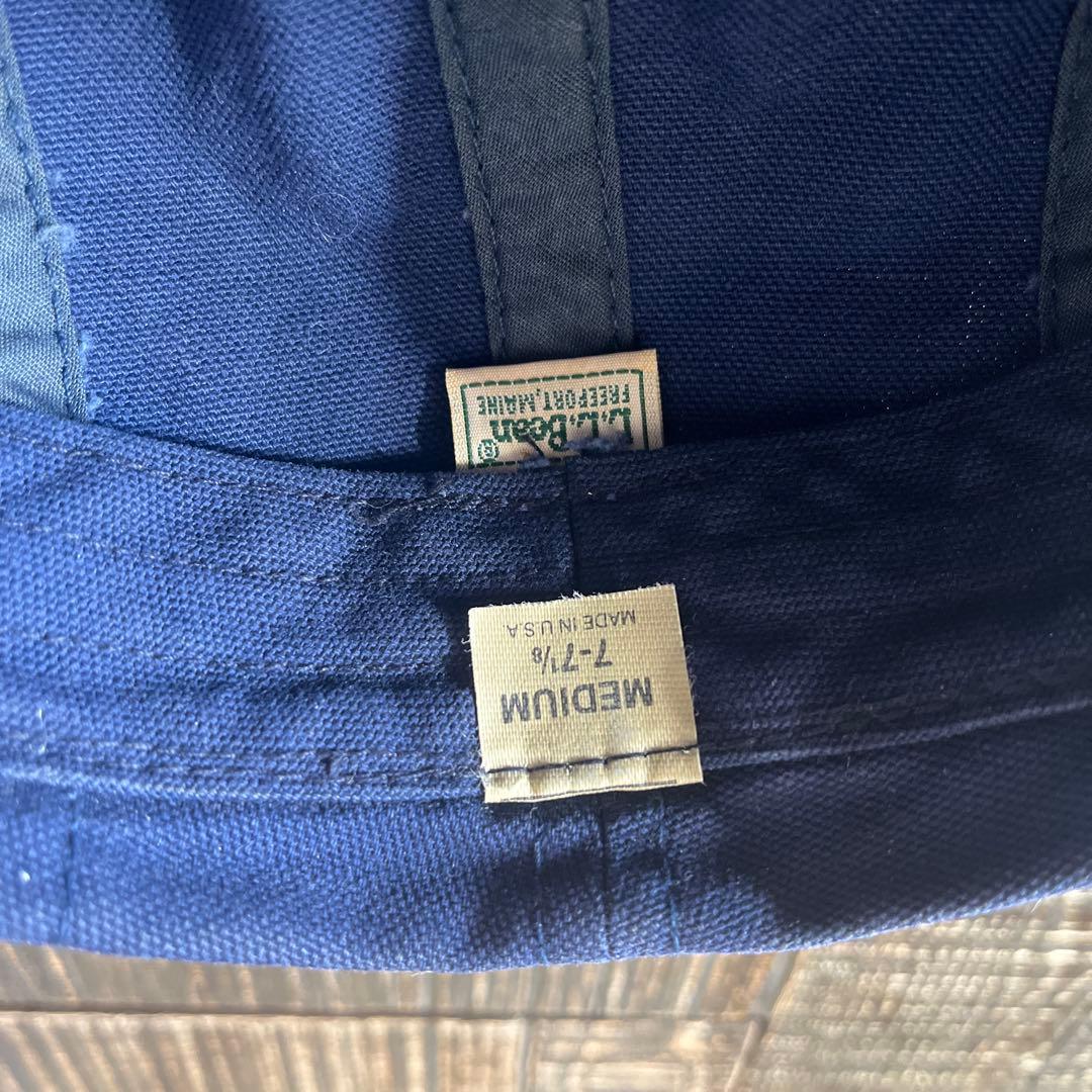 極美品　L.L.Bean エルエルビーン　USA製　ロングビルキャップ　M