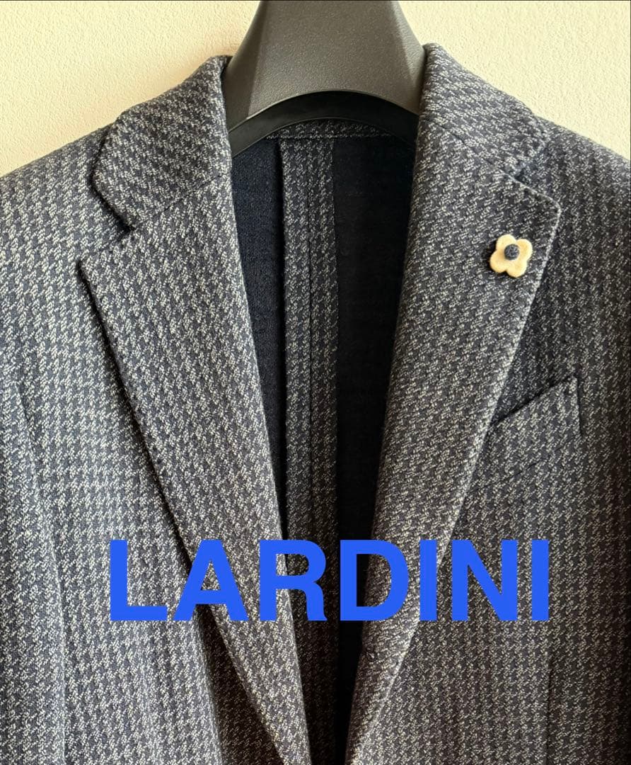 LARDINI ラルディーニ 2ピース ジャケット ジレ ネイビー 46