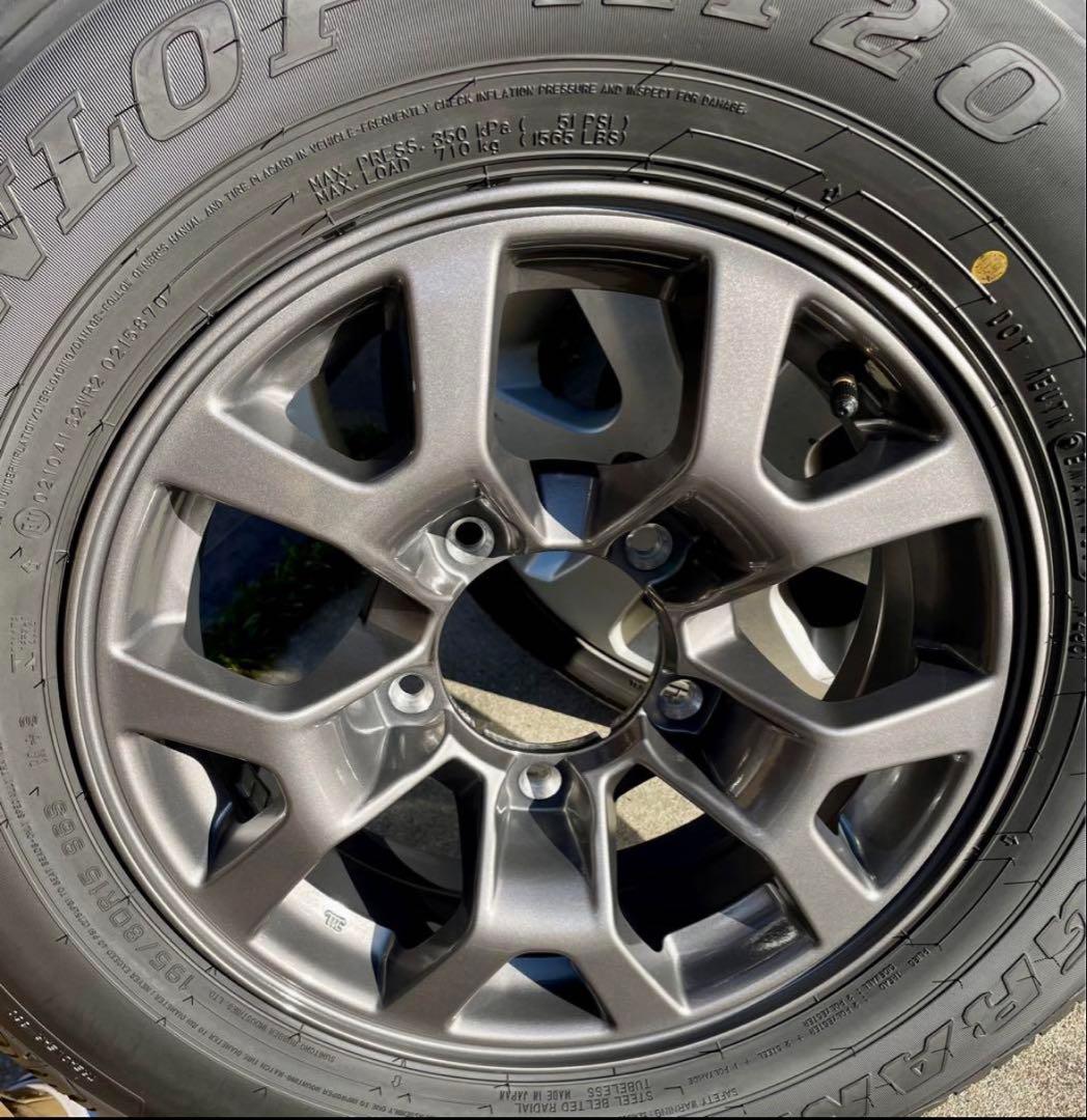 JBジムニーシエラ新車外しJC アルミホイールタイヤセット　1本