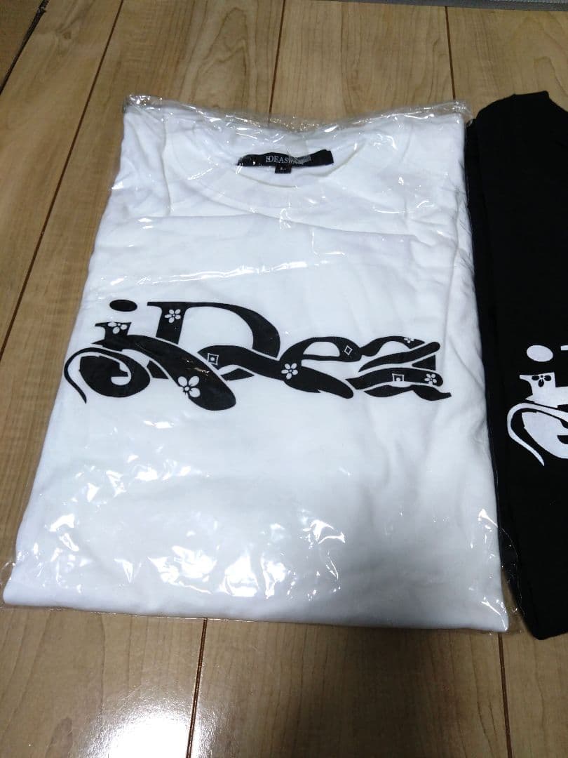 ideaswam ロンT シャツ ホワイト ブラック 2色セット