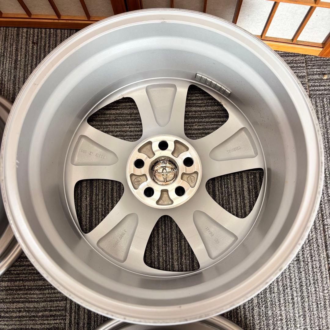 【美品】トヨタ プリウス 30系 純正 アルミホイール 17インチ 7J +50