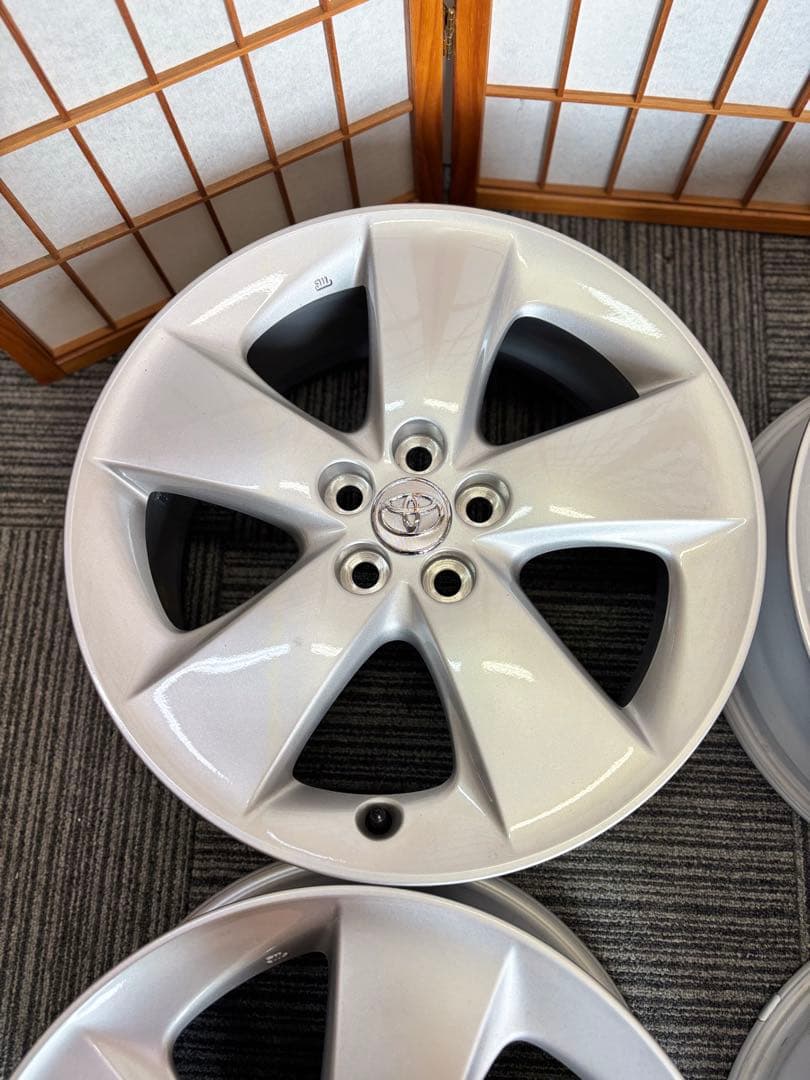 【美品】トヨタ プリウス 30系 純正 アルミホイール 17インチ 7J +50