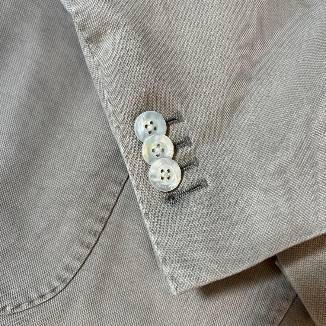 BOGLIOLI ボリオリ COAT テーラードジャケット ベージュ 44 S