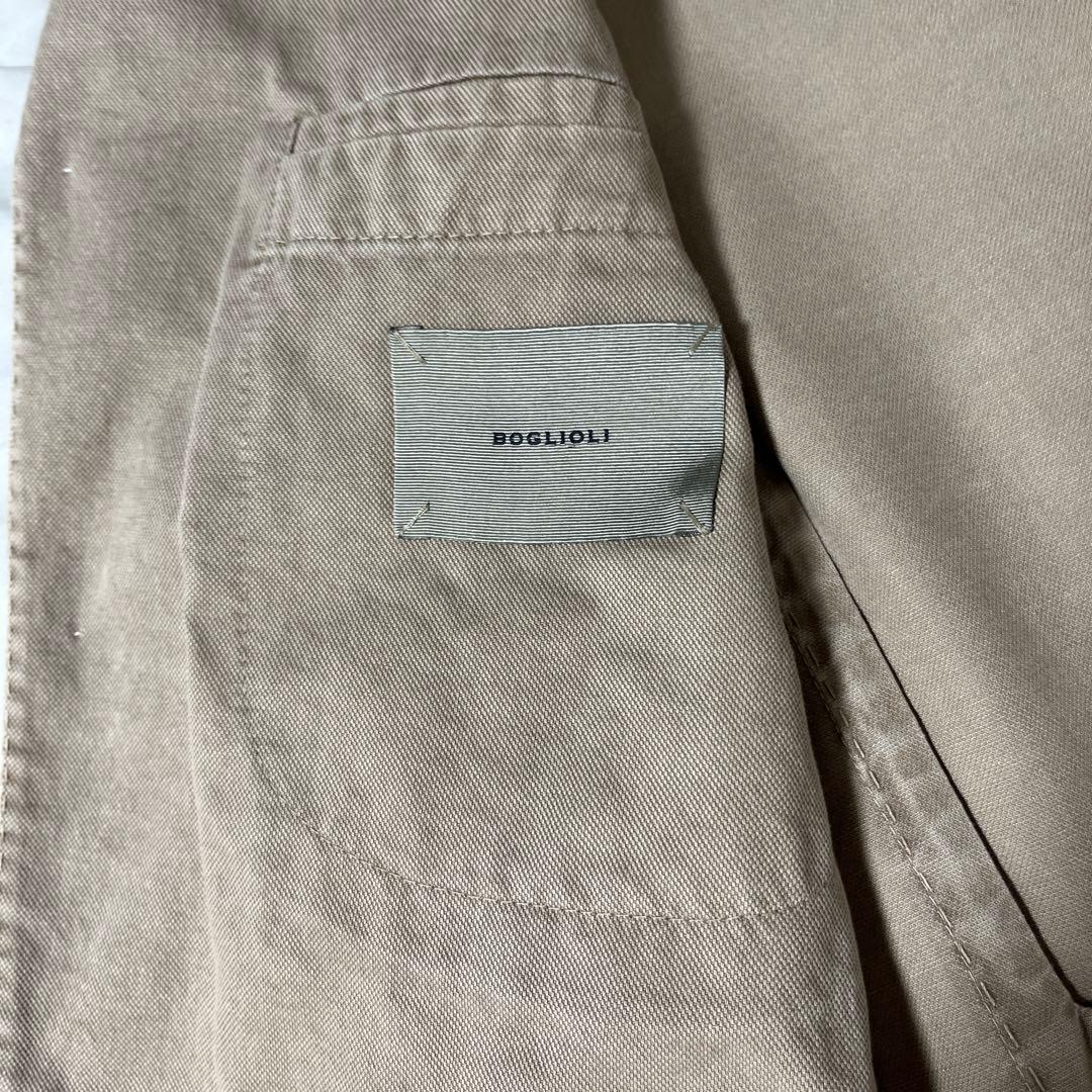 BOGLIOLI ボリオリ COAT テーラードジャケット ベージュ 44 S