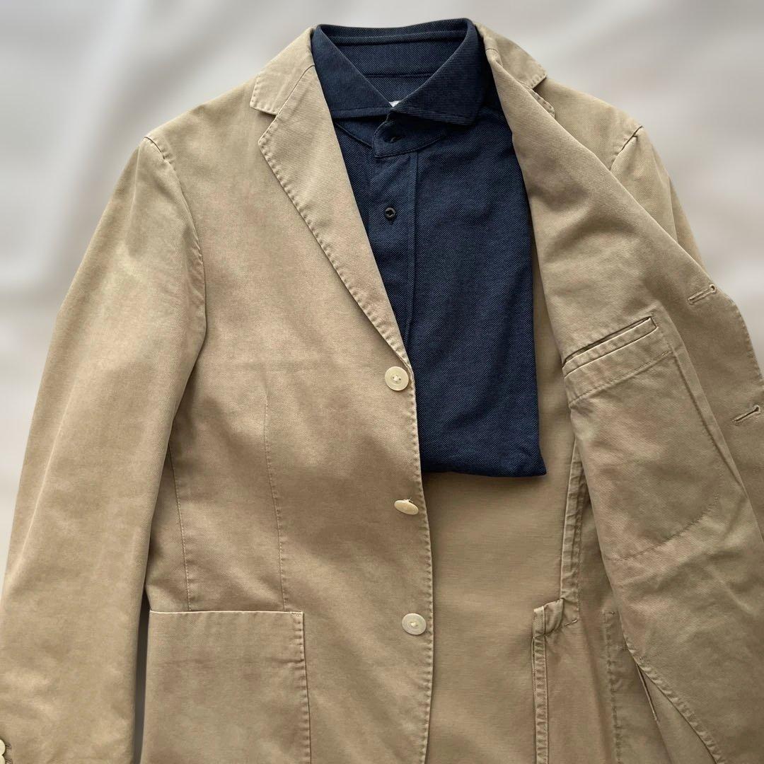 BOGLIOLI ボリオリ COAT テーラードジャケット ベージュ 44 S