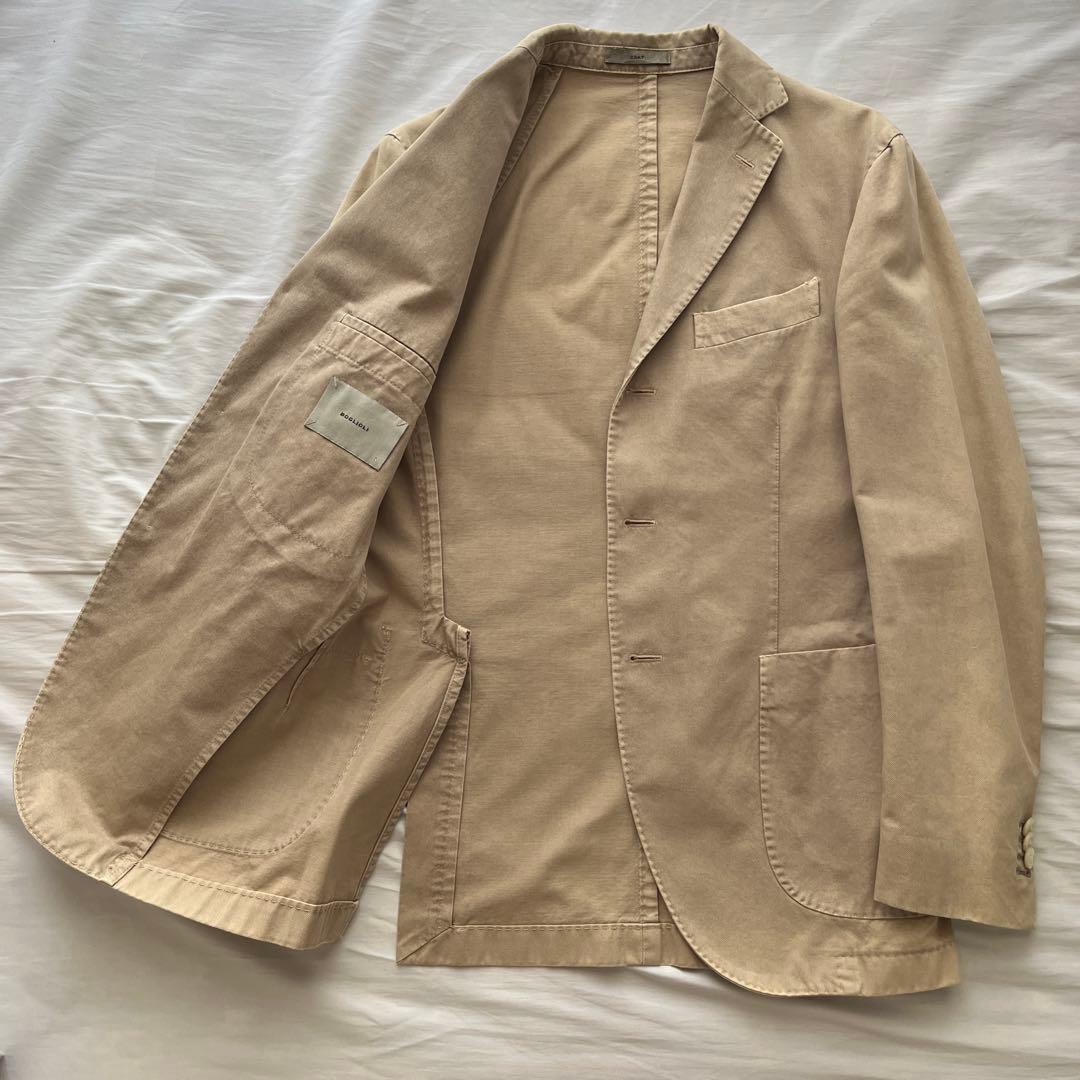 BOGLIOLI ボリオリ COAT テーラードジャケット ベージュ 44 S