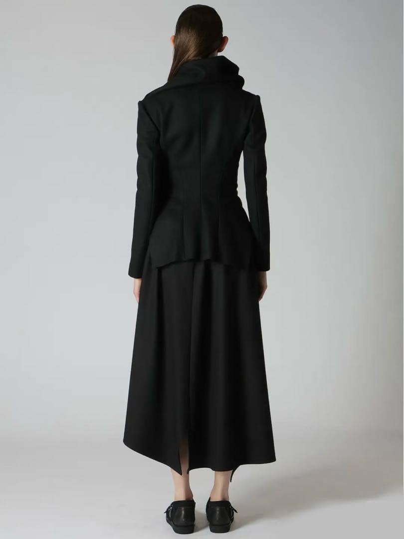 yohjiyamamoto　ストール ディテール ジャケット　ウール　２