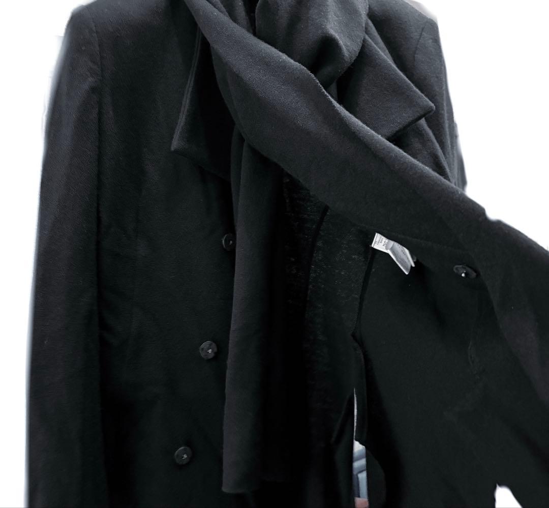 yohjiyamamoto　ストール ディテール ジャケット　ウール　２