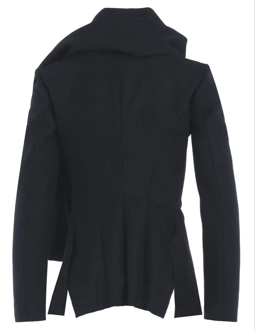yohjiyamamoto　ストール ディテール ジャケット　ウール　２