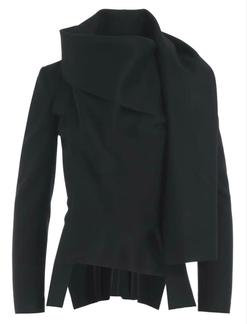yohjiyamamoto　ストール ディテール ジャケット　ウール　２