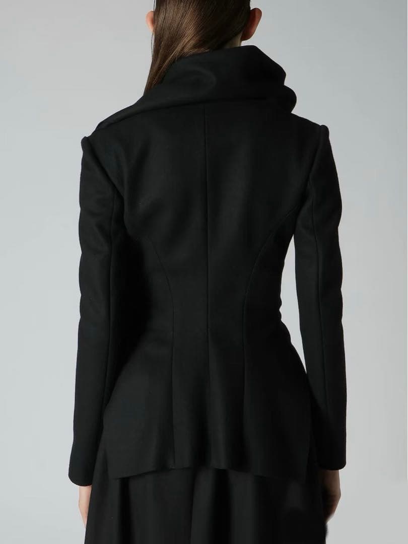 yohjiyamamoto　ストール ディテール ジャケット　ウール　２