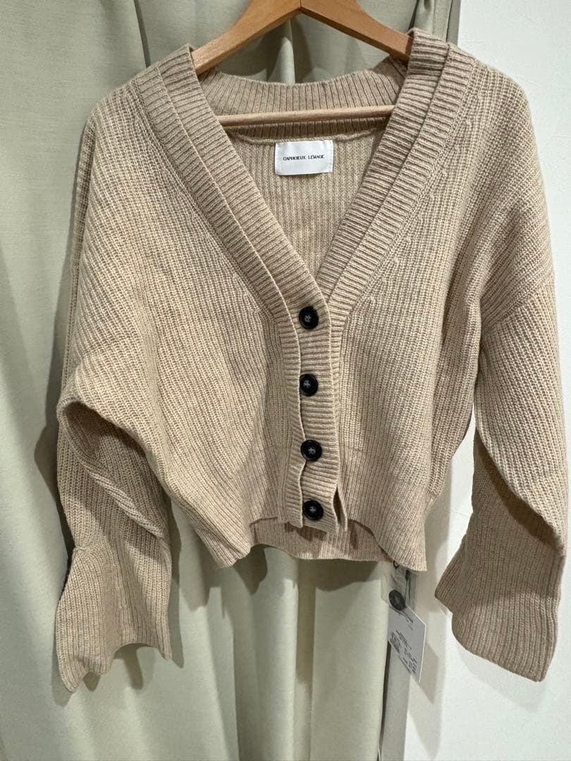 CAPRICIEUX LE'MAGE ウール100カーディガン新品未使用タグ付き