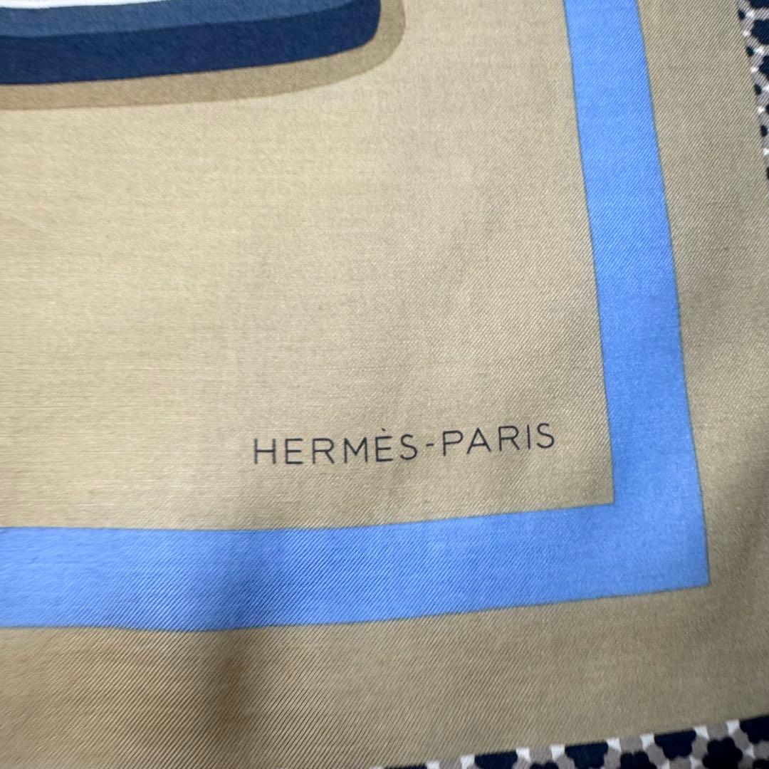 未使用品☆ HERMES エルメス カレH カレ65 サーフィン ファン　箱付き