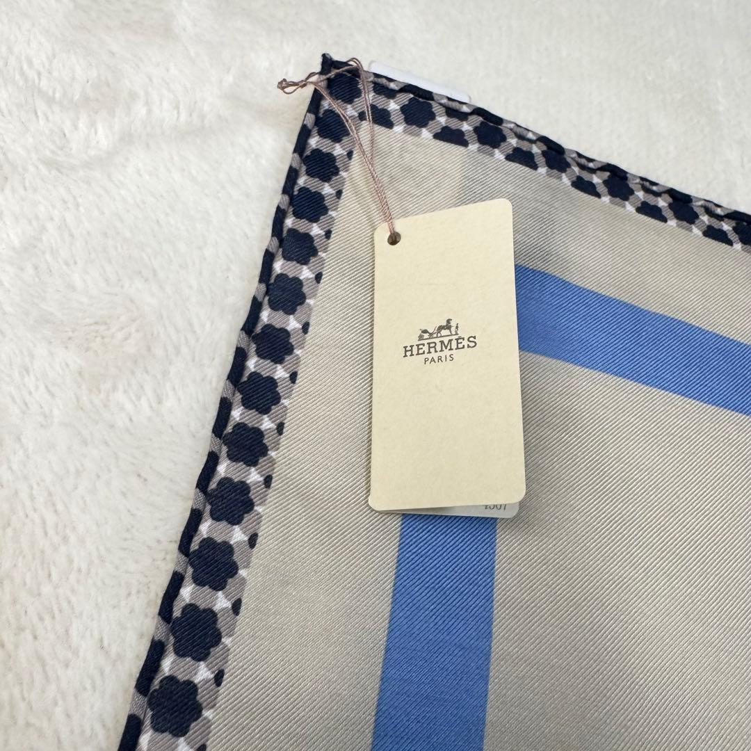 未使用品☆ HERMES エルメス カレH カレ65 サーフィン ファン　箱付き