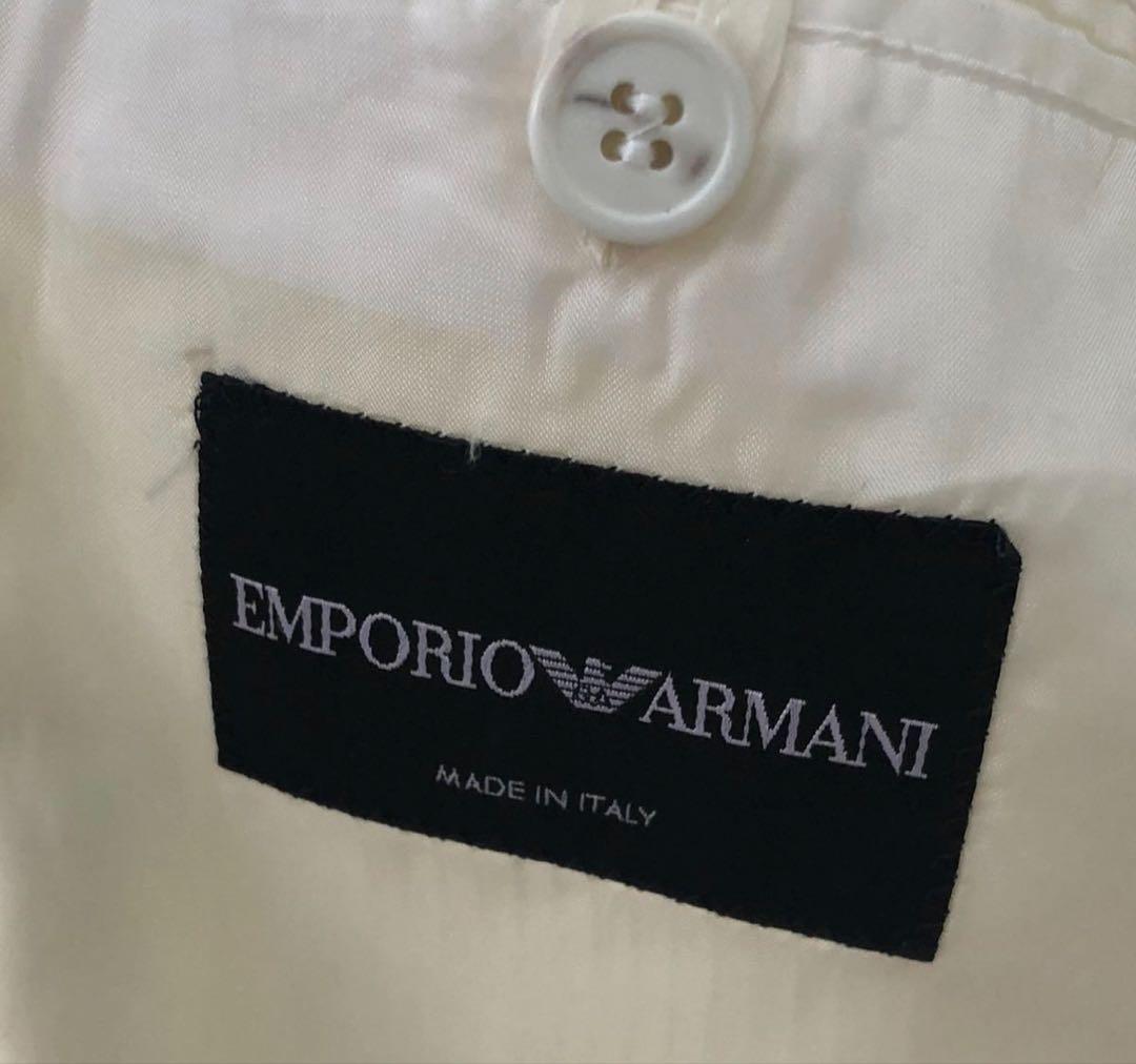 大きいサイズ EMPORIO ARMANI エンポリオアルマーニ 白ジャケット