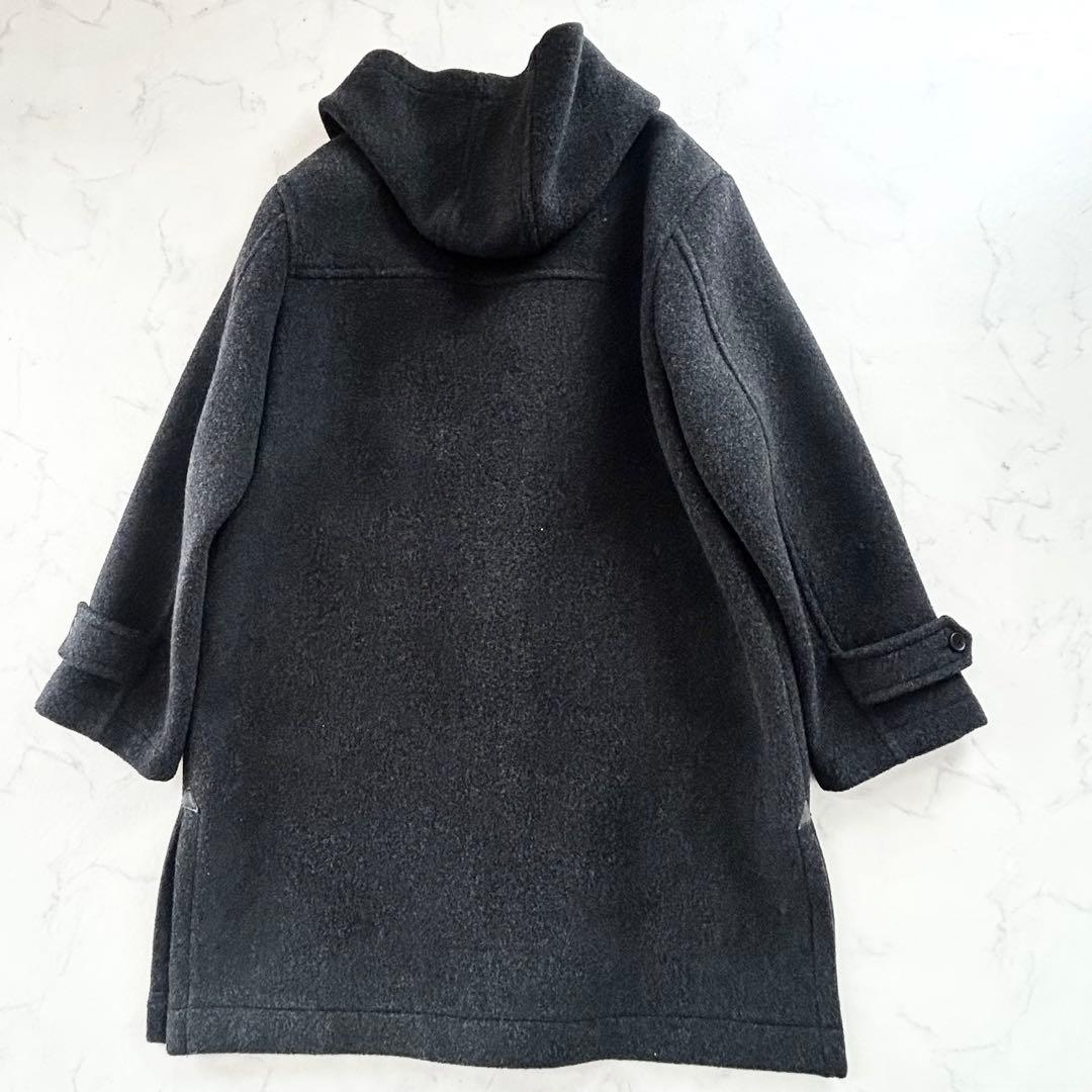 美品 ヴァンヂャケット ダッフルコート L グレー 裏地チェック トグル メンズ