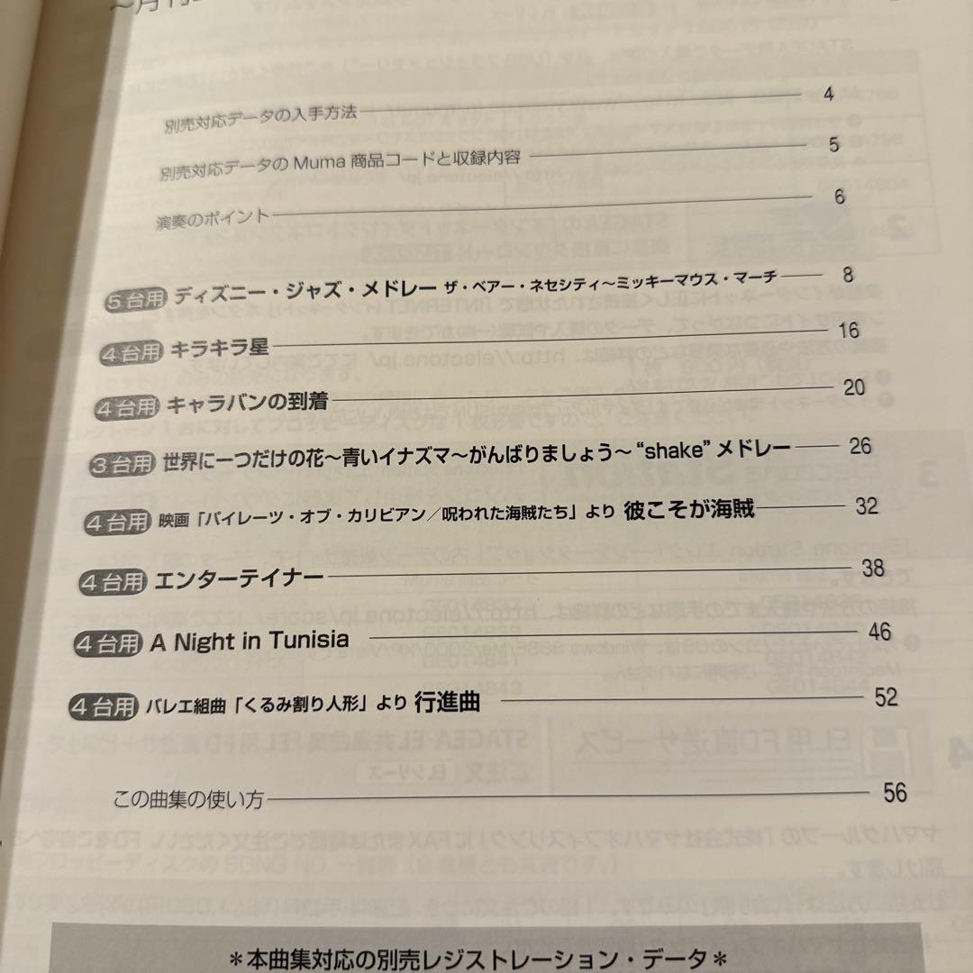 絶版　エレクトーンアンサンブル　月刊エレクトーンベストセレクション3