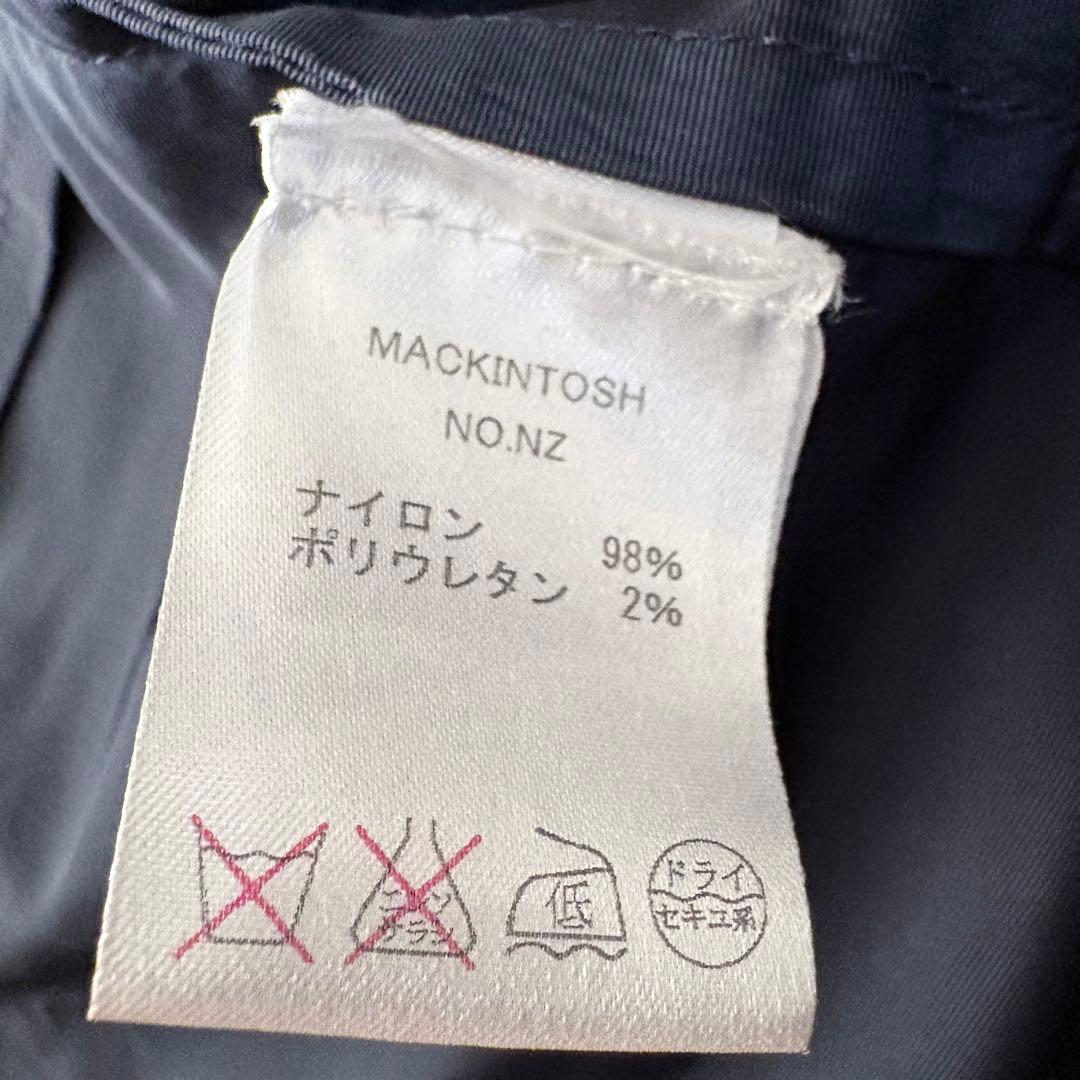 MACKINTOSH マッキントッシュ ネイビー ナイロンコート M フード付き