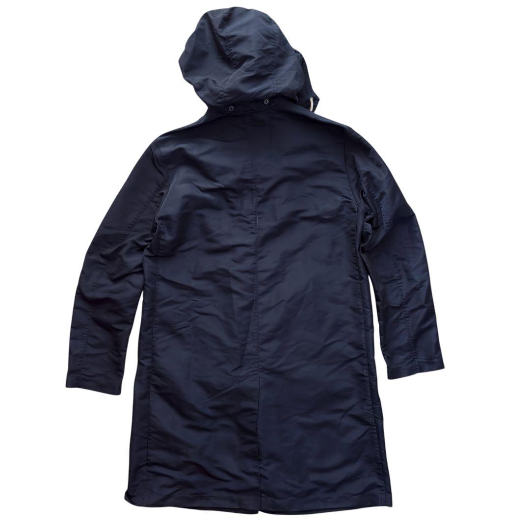 MACKINTOSH マッキントッシュ ネイビー ナイロンコート M フード付き
